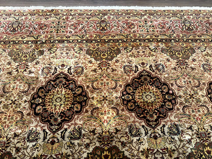 Indian Agra Rug 9x12, Fine Oriental Carpet - Nuvé