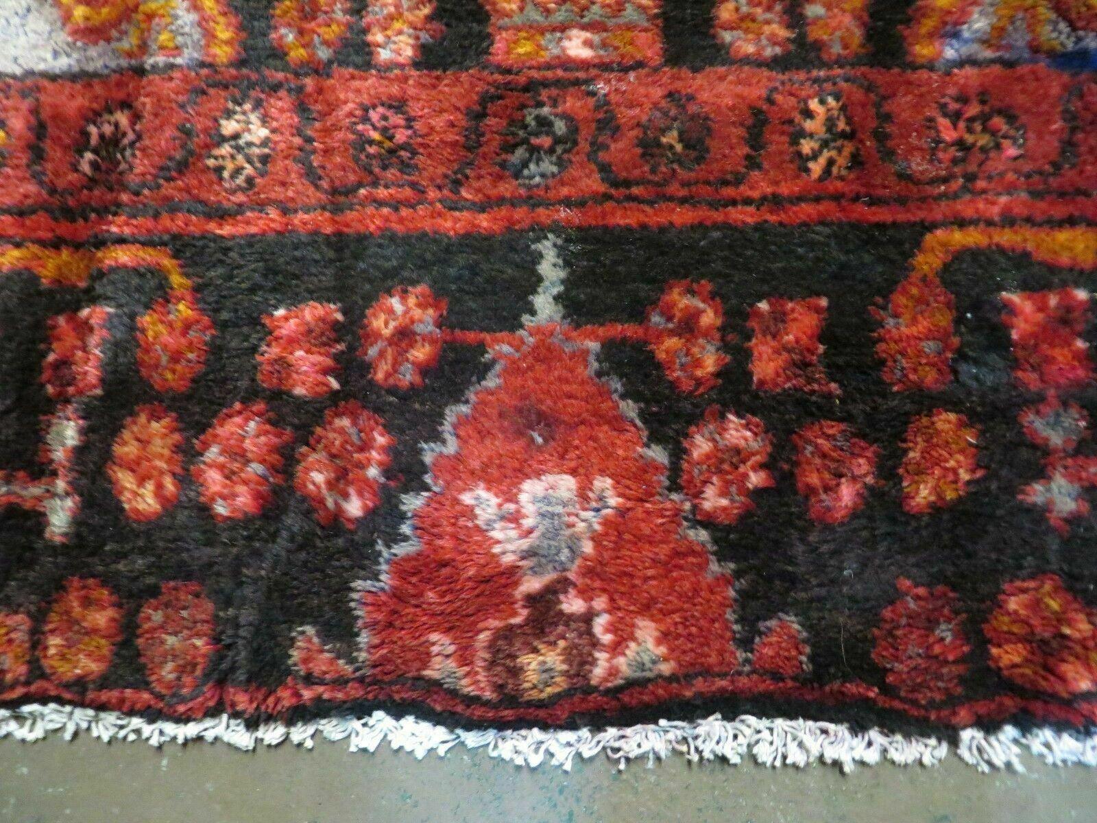 4' X 10' Antique Handmade Tribal Turkish Oriental Floral Wool Rug Organic Nice - Nuvé