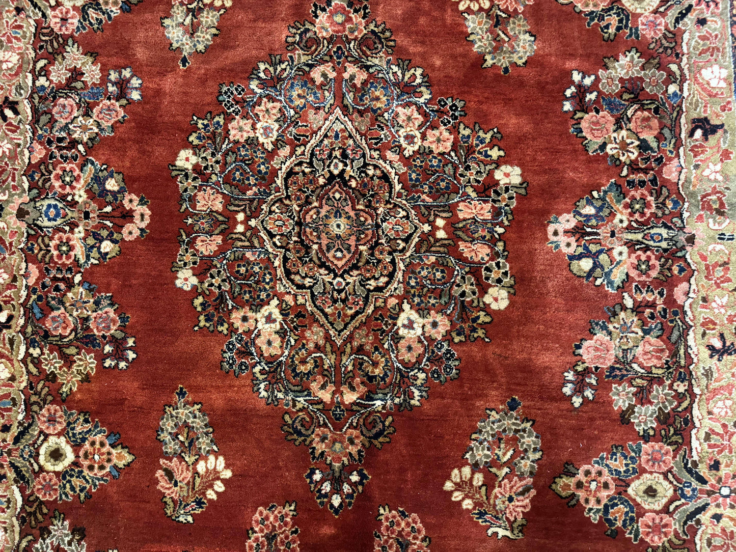Antique Persian Sarouk Rug 9x12 - Nuvé