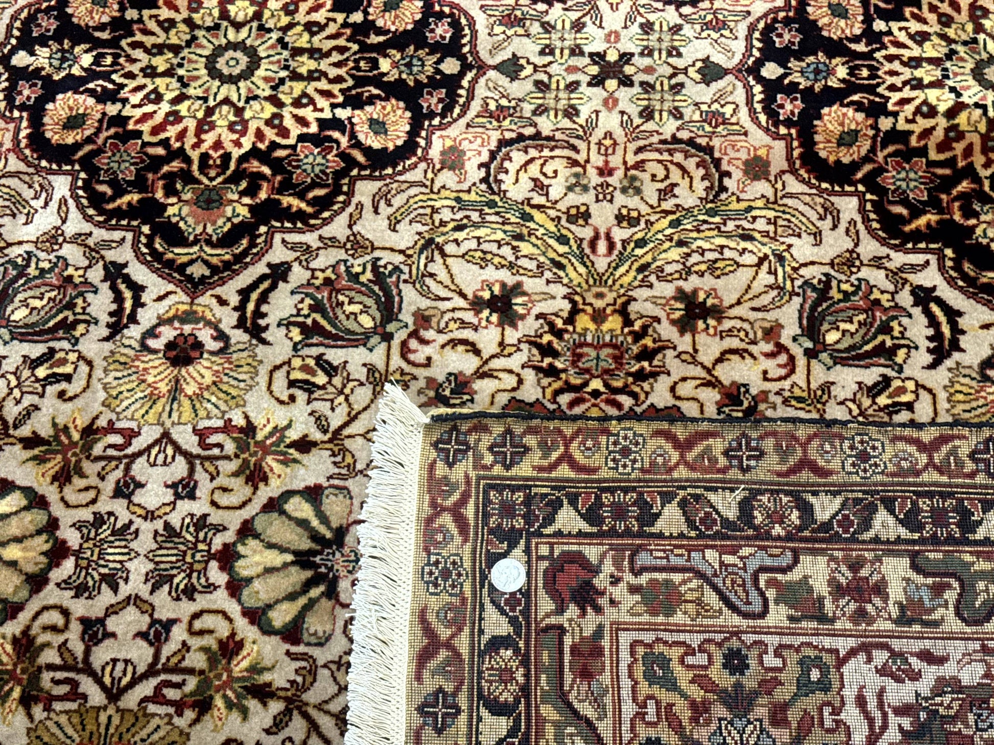 Indian Agra Rug 9x12, Fine Oriental Carpet - Nuvé