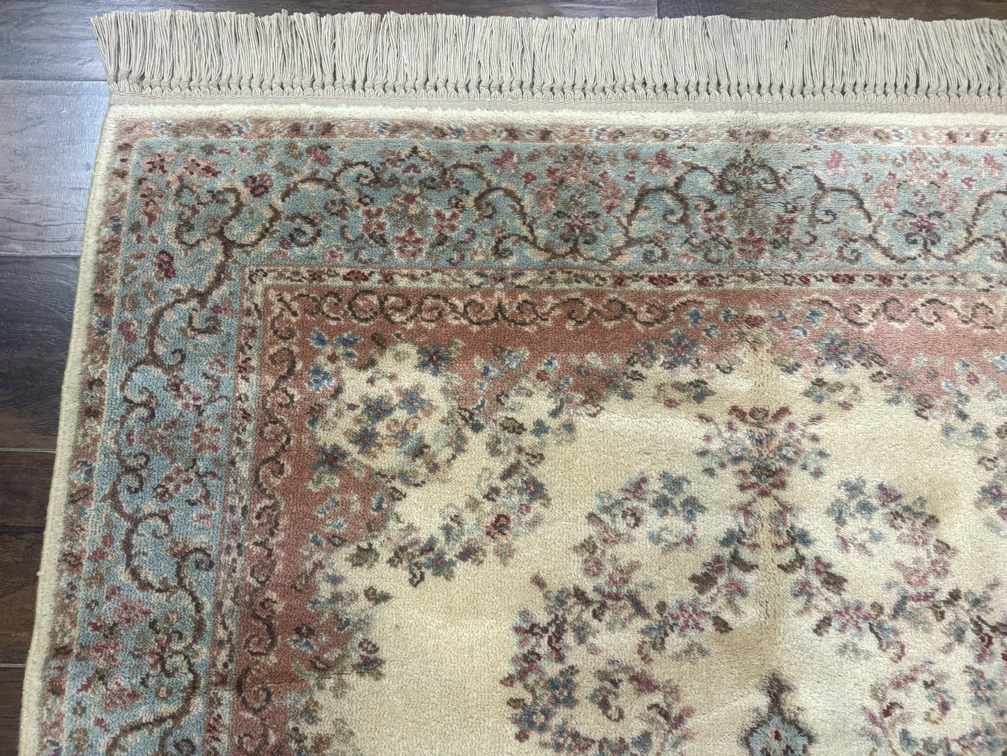 Karastan Rug 4x6, Pastel Ivory Kirman Rug #784, Wool Karastan Carpet, Original 700 Series, Vintage Karastan Area Rug, Discontinued - Nuvé
