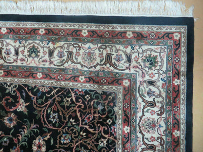 Indo Persian Rug 8x10, Wool Handmade Floral Carpet - Nuvé