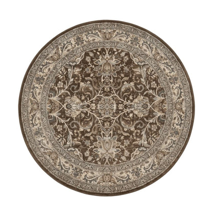 Round Karastan Rug 8x8 ft, Euphoria New Bridge Karastan Rug, Indo Mahal Design
