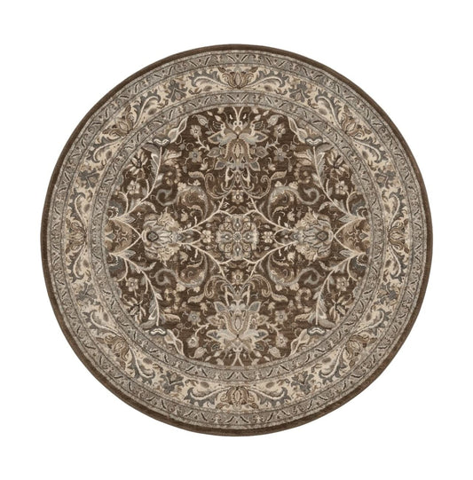 Round Karastan Rug 8x8 ft, Euphoria New Bridge Karastan Rug, Indo Mahal Design