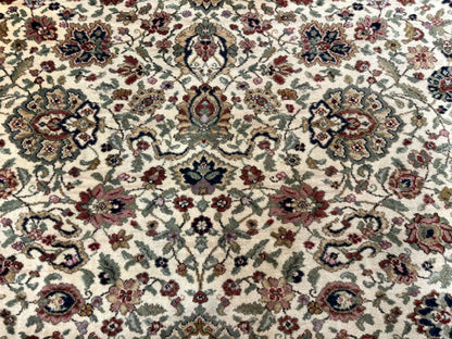Karastan Rug 8.8 x 12 Ivory Indo Kirman #700/706, Wool Original Series - Nuvé