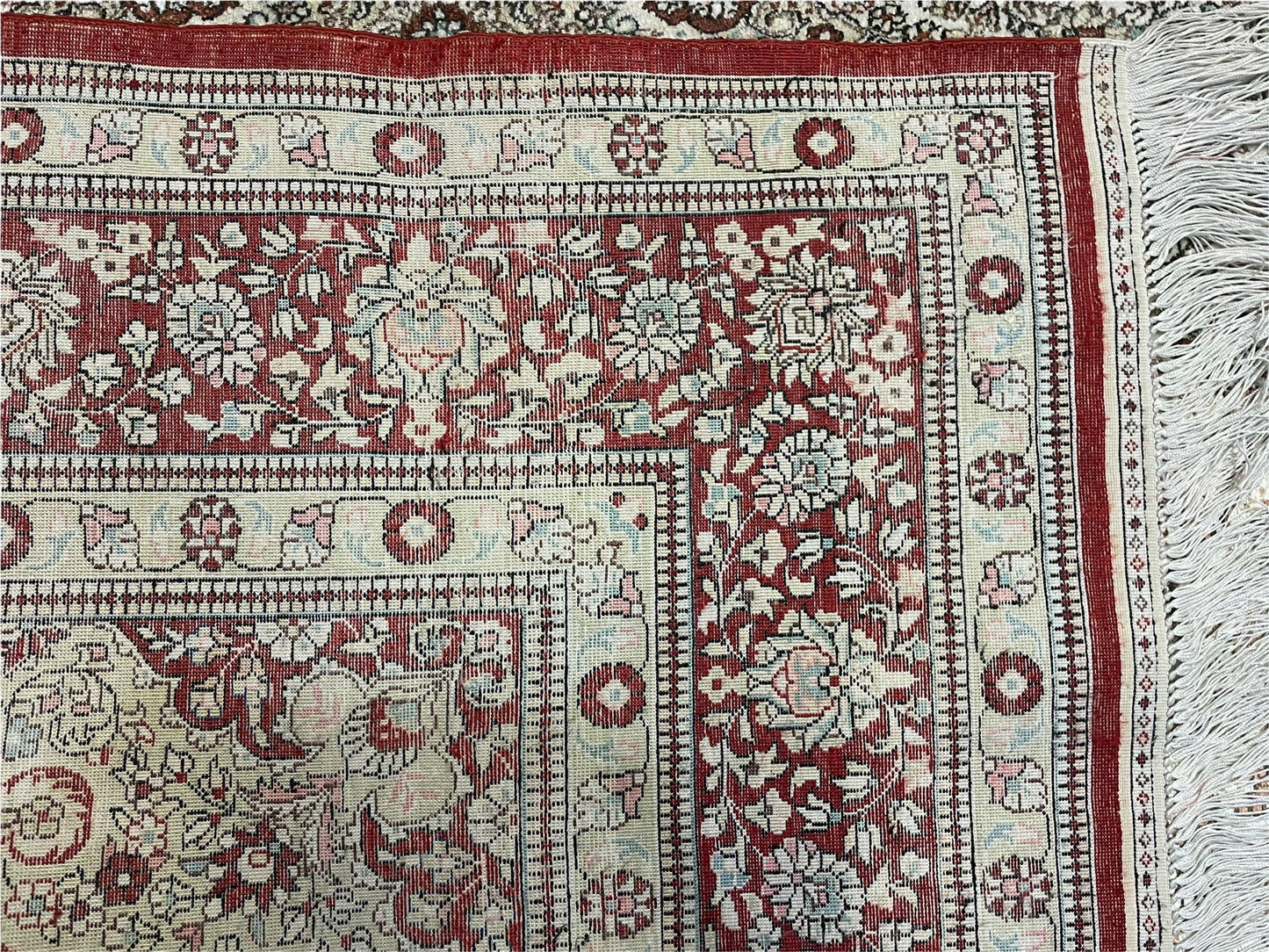 4' X 6' Vintage Fine Handmade Chinese Oriental Silk Rug 400 KPSI Wow - Nuvé