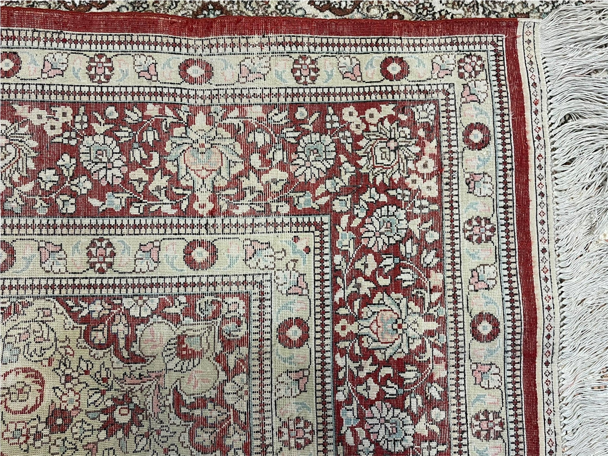 4' X 6' Vintage Fine Handmade Chinese Oriental Silk Rug 400 KPSI Wow - Nuvé