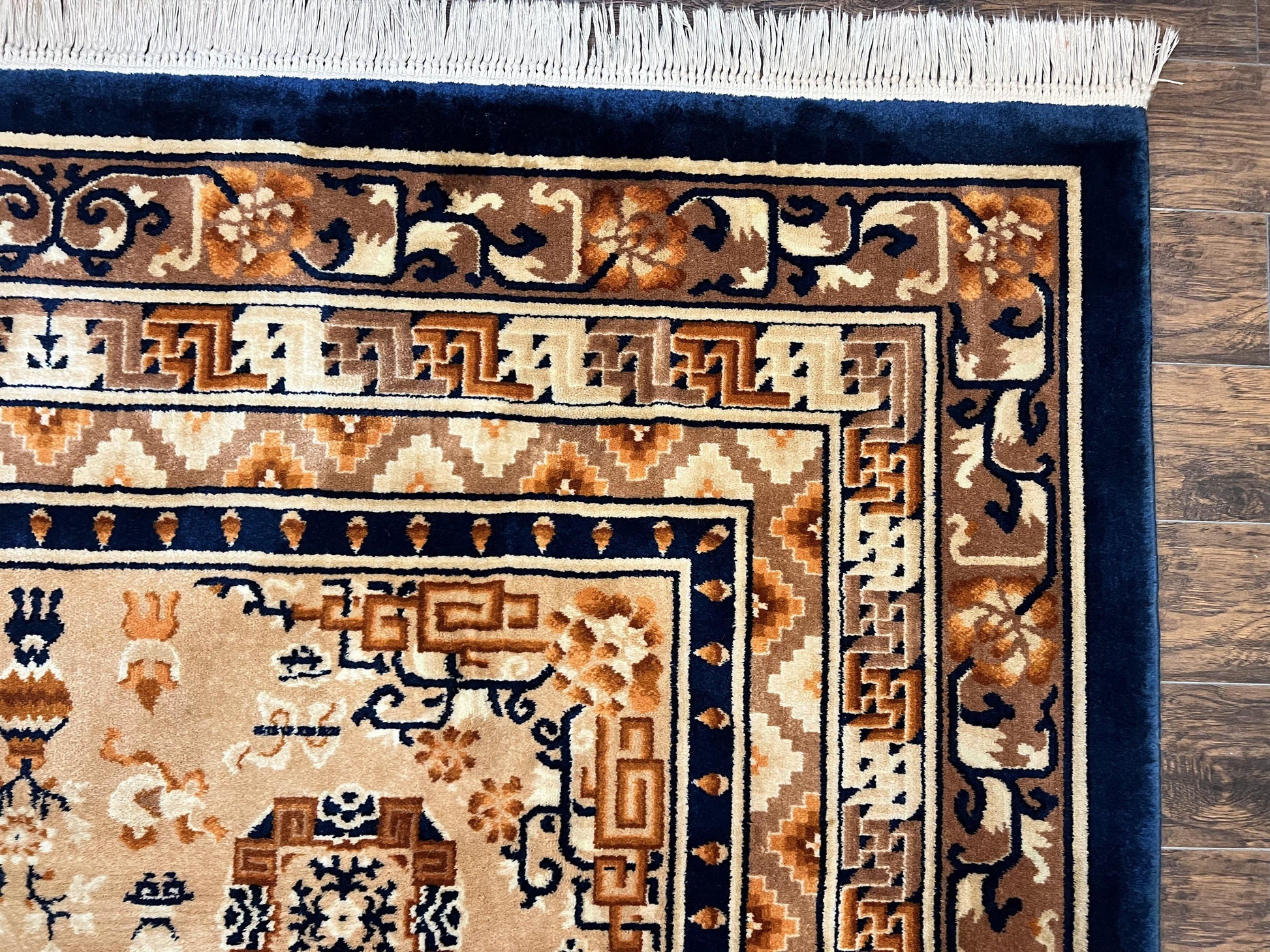 Karastan Rug 8.8 x 12, Cathay Medallion #727, Wool Karastan Carpet, Original Collection 700 Series, Discontinued, Vintage Karastan Area Rug - Nuvé