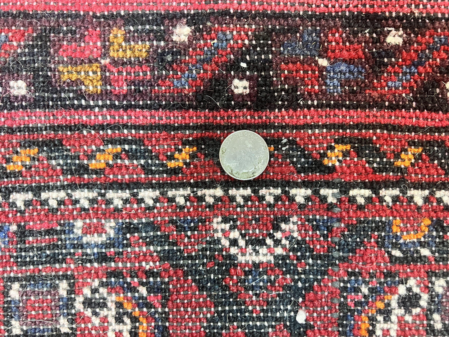 Persian Runner Rug 3 x 16, Wool Handmade Long Antique Hamadan Oriental Rug for Hallway, Red Tribal Rug, Allover Pattern, 3x16 Runner Rug - Nuvé