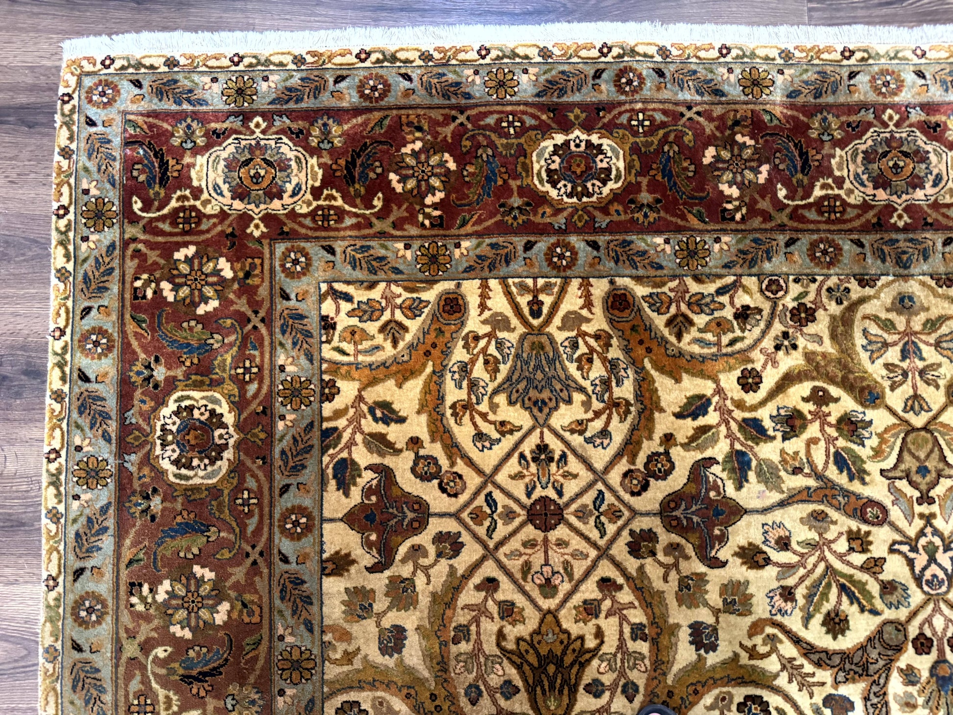 Indo Persian Rug 8x10, Teawash Bidjar Carpet, Allover Pattern - Nuvé