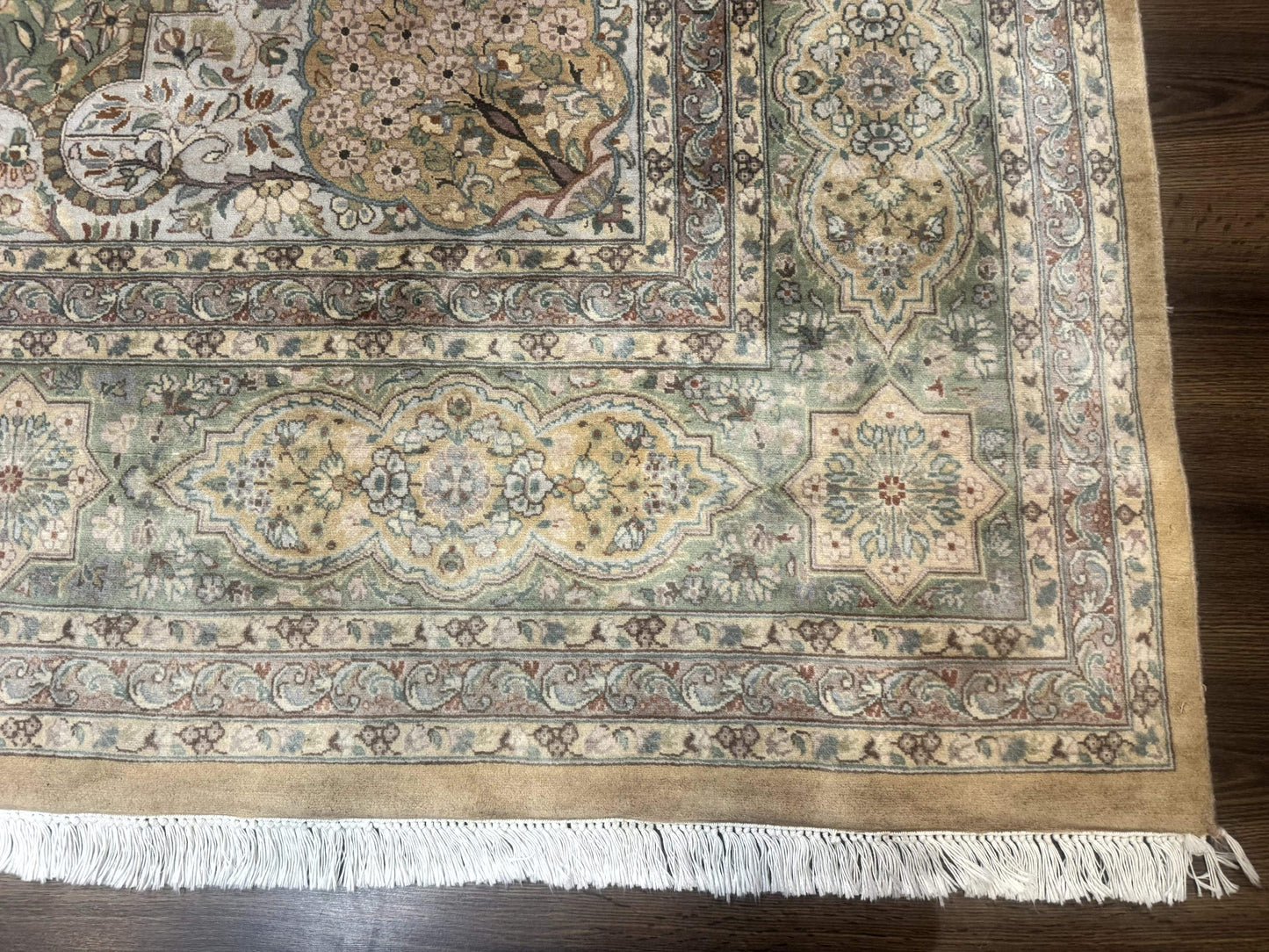 Pak Persian Rug 9x12, Diamond Panel Design, Fine 225 KPSI, Wool - Nuvé