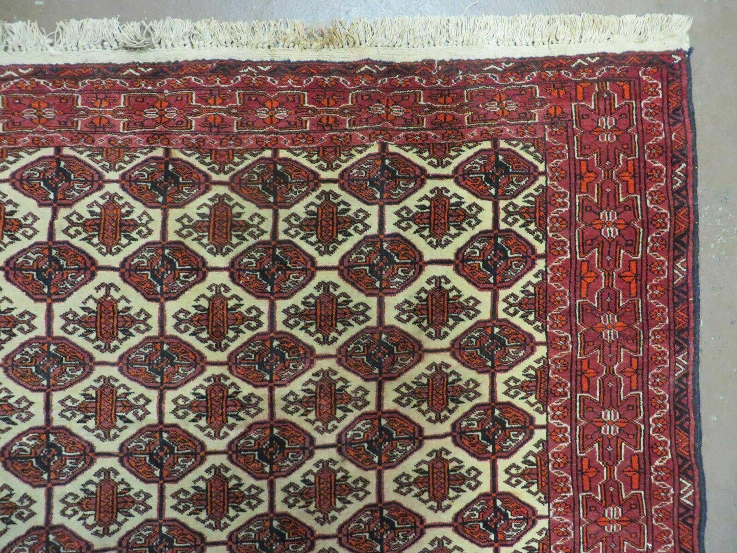 4' X 6' Handmade Finely Knotted Pakistan Turkoman Bokhara Wool Rug Nice - Nuvé