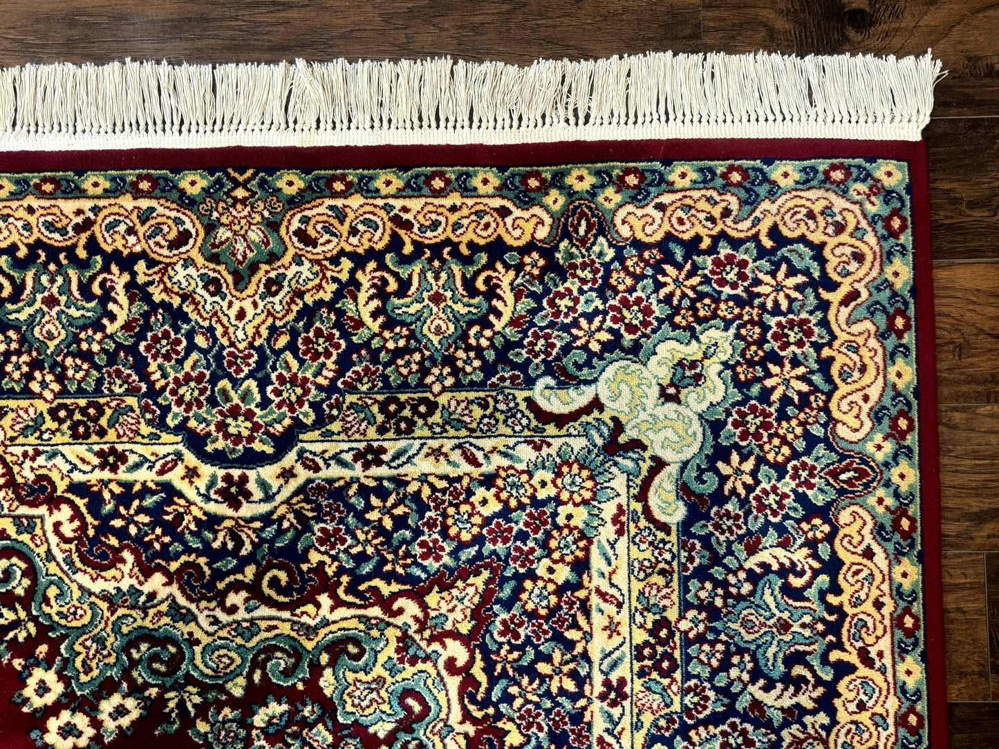 Power Loomed Persian Oriental Rug 9x12, Vintage Wool Pile, Kirman Design - Nuvé