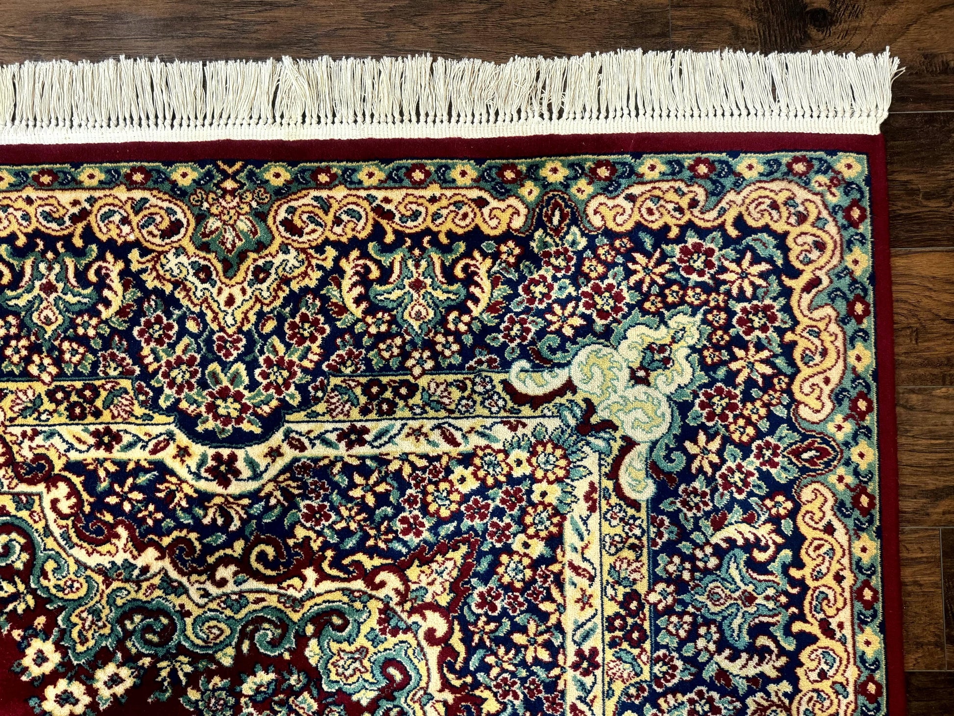 Power Loomed Persian Oriental Rug 9x12, Vintage Wool Pile, Kirman Design - Nuvé