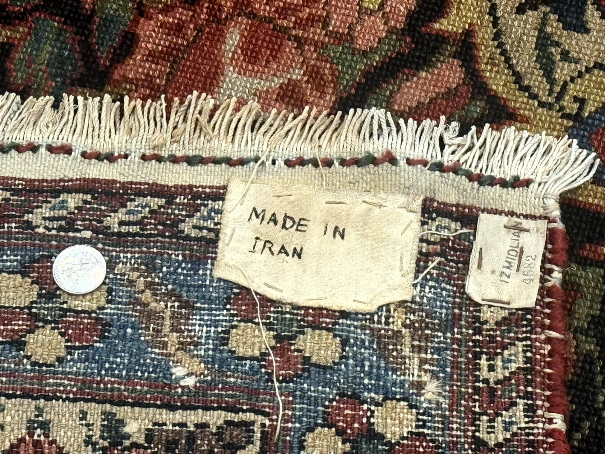 Antique Persian Bakhtiari Rug 12x19, Palace Size Wool Handmade Persian Carpet, Oversized Rug, Panel Design, Peacocks, Multicolor, Rare - Nuvé
