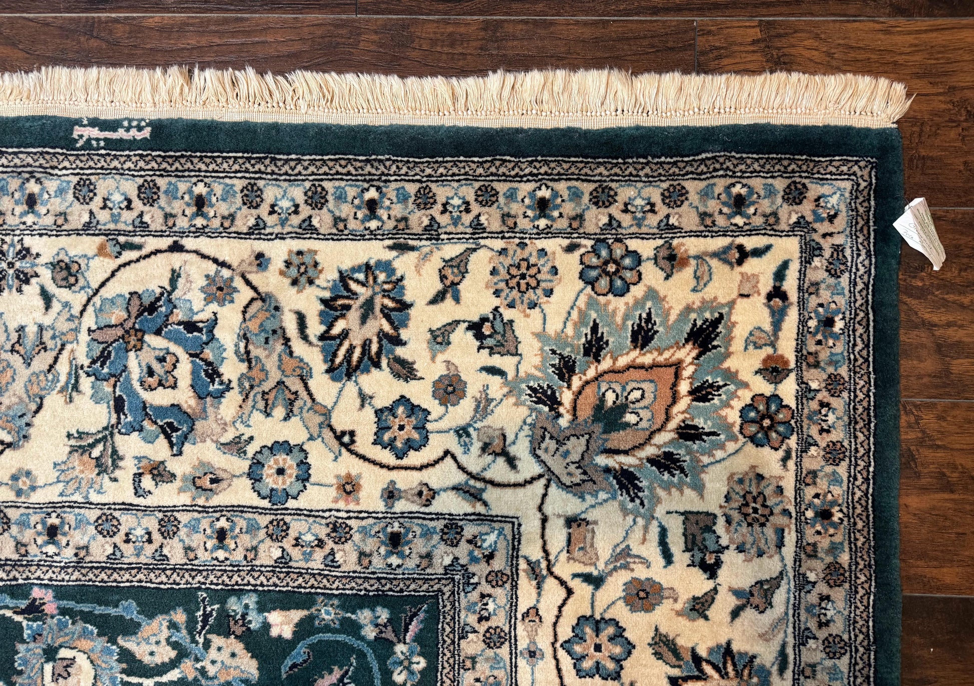 Pak Persian Rug 9x12, Dark Green, Floral Allover - Nuvé