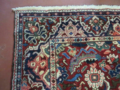 5' X 9' Antique Handmade Turkish Wool Veg Dyes Rug Nice # 107 - Nuvé