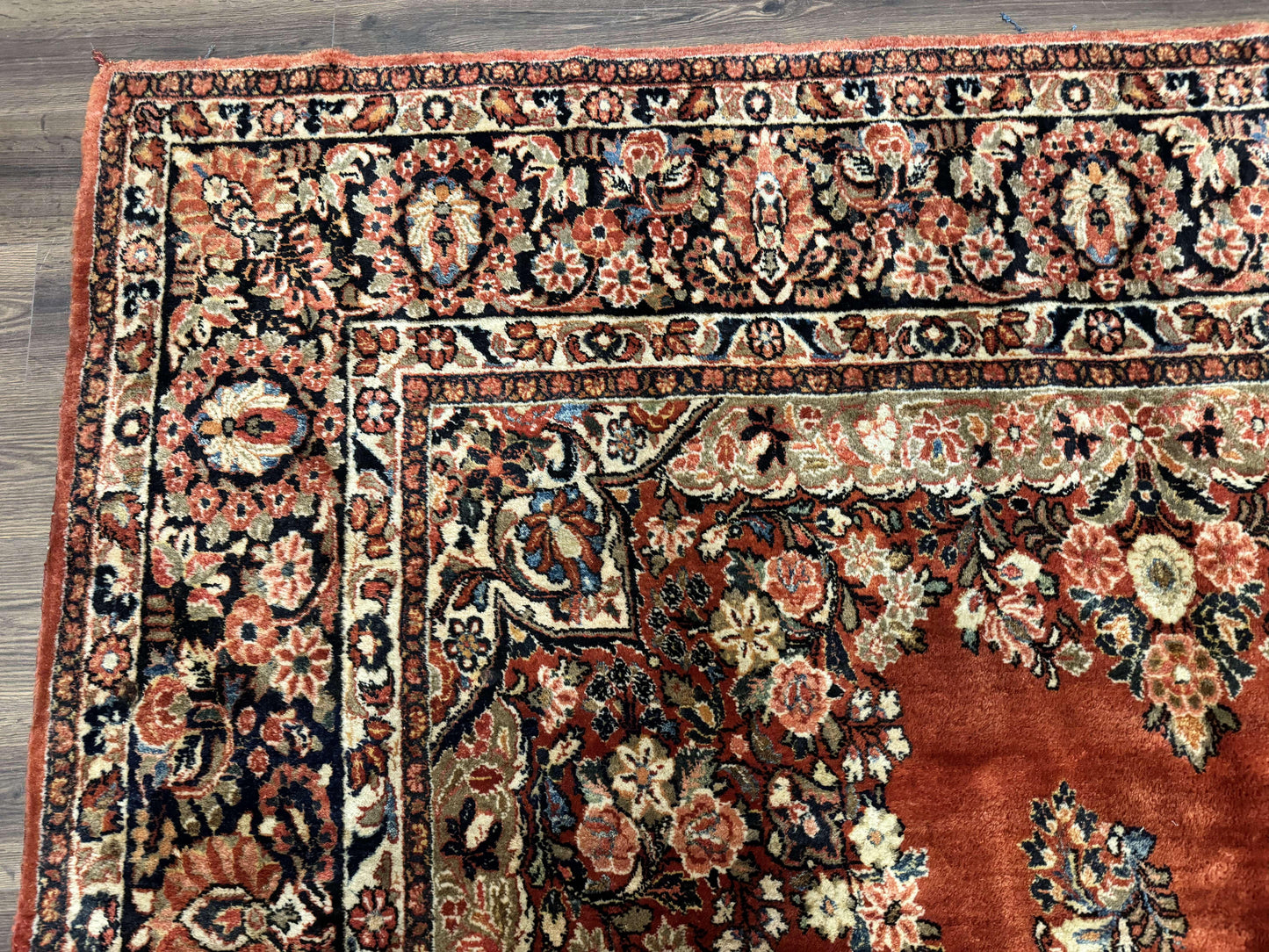 Antique Persian Sarouk Rug 9x12 - Nuvé