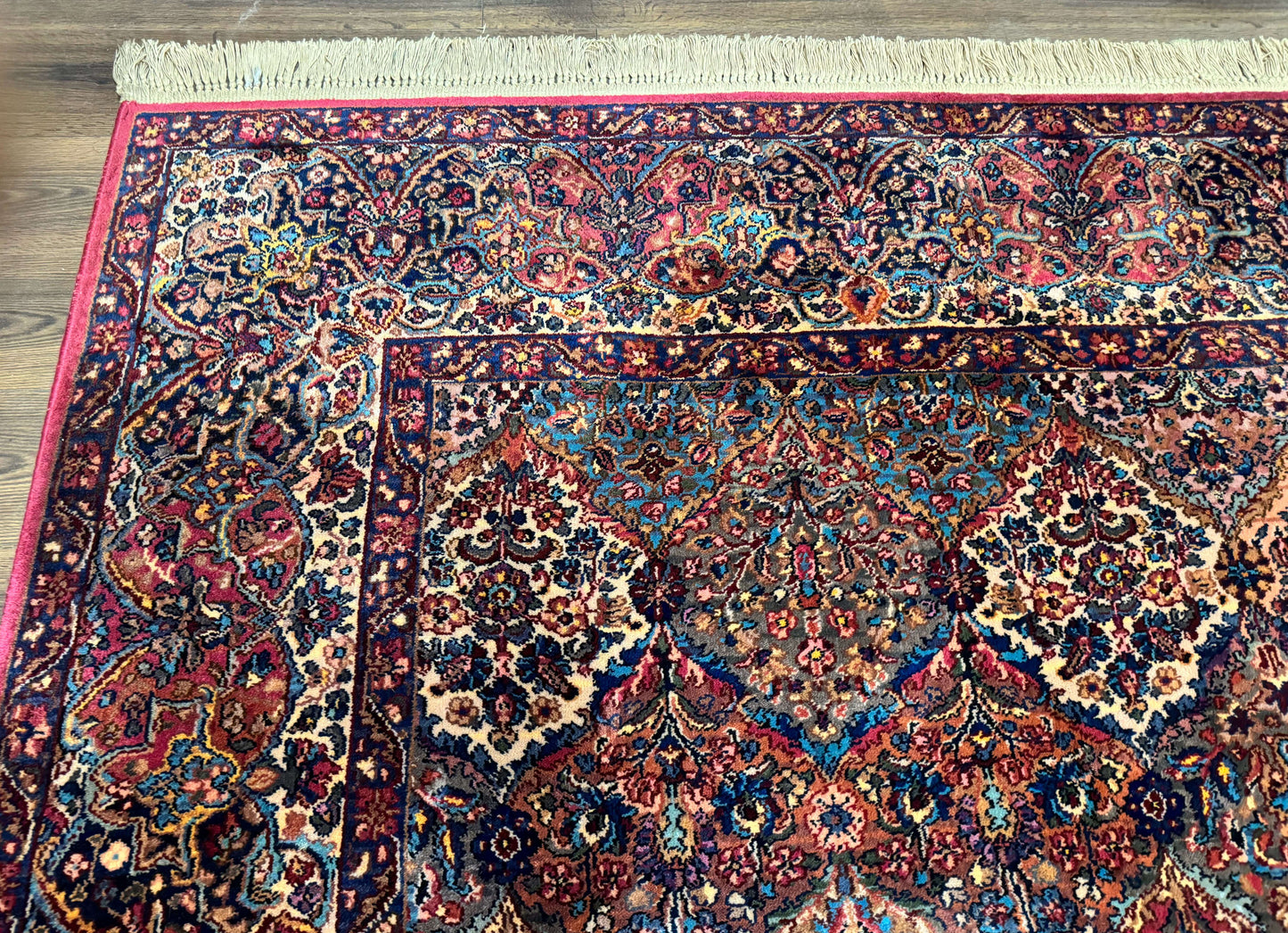 12x16 Karastan Multicolor Panel Kirman Rug #717, Rare Palace Size Wool Original 700 Series - Nuvé