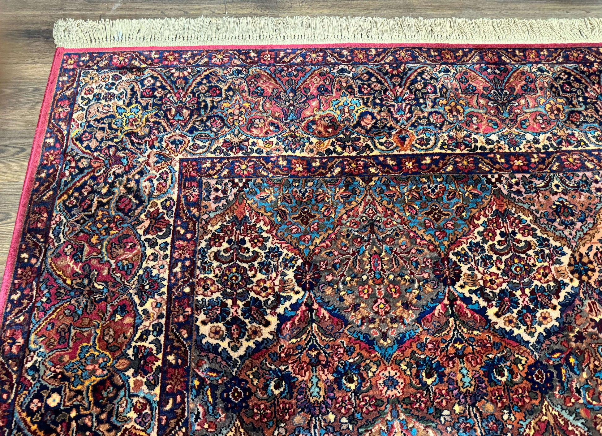 12x16 Karastan Multicolor Panel Kirman Rug #717, Rare Palace Size Wool Original 700 Series - Nuvé