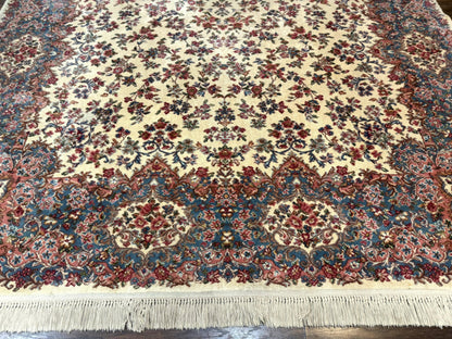 Karastan Rug 8.8 x 12 Ivory Kirman #788, Original 700 Series, Wool Karastan Carpet, Karastan Area Rug, Vintage Karastan, Living Room Rug - Nuvé
