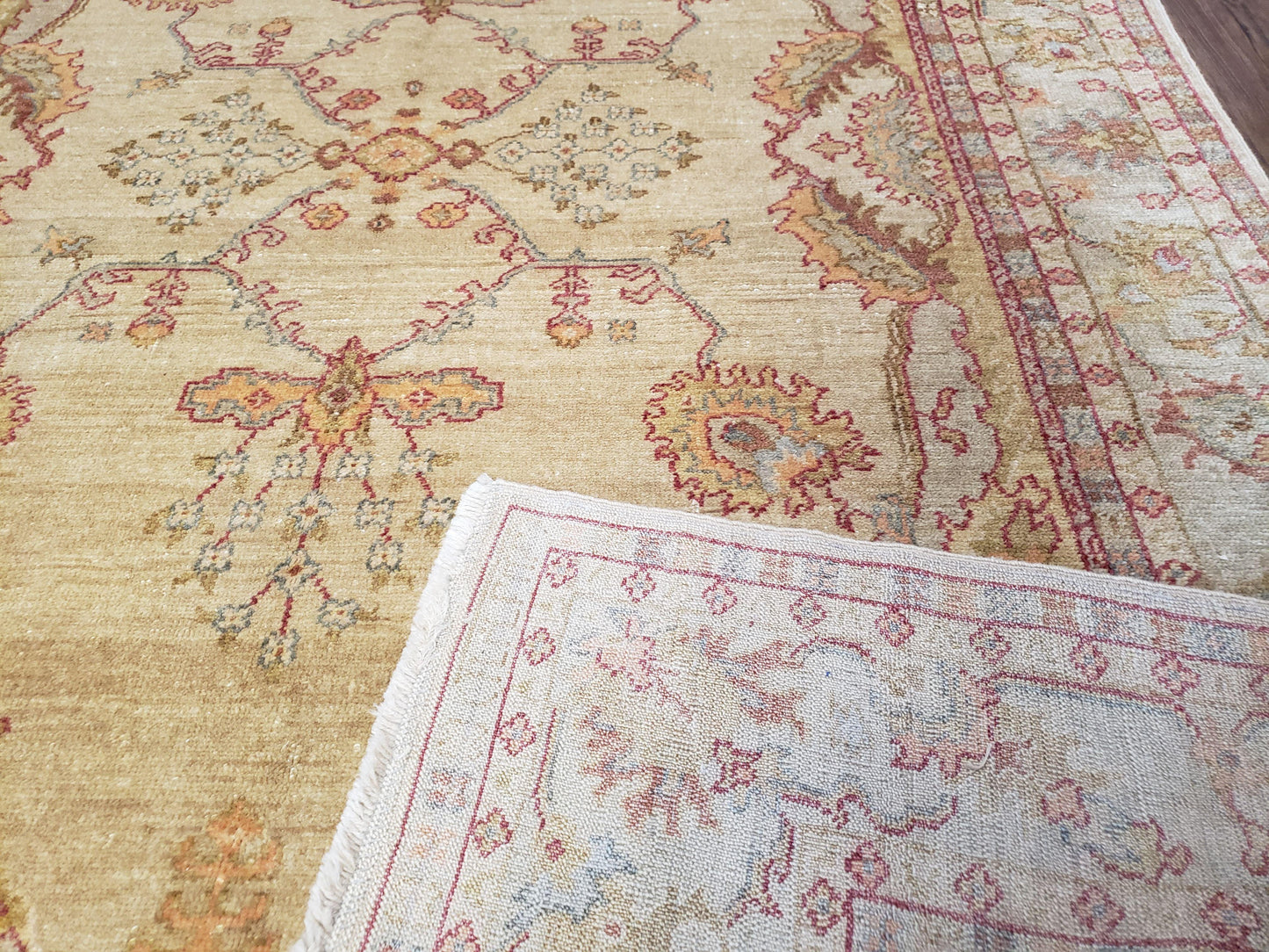 6x9 Turkish Oushak Rug, Wool Rug, Hand Knotted - Nuvé