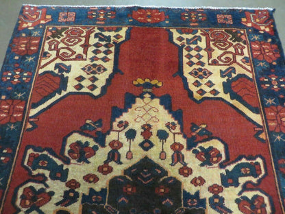 4' X 7' Antique 1920 Handmade Turkish Wool Rug Veg Dye Nice - Nuvé