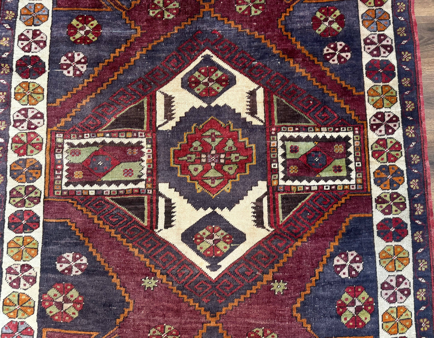 Turkish Kazak Rug 5x7, Geometric - Nuvé