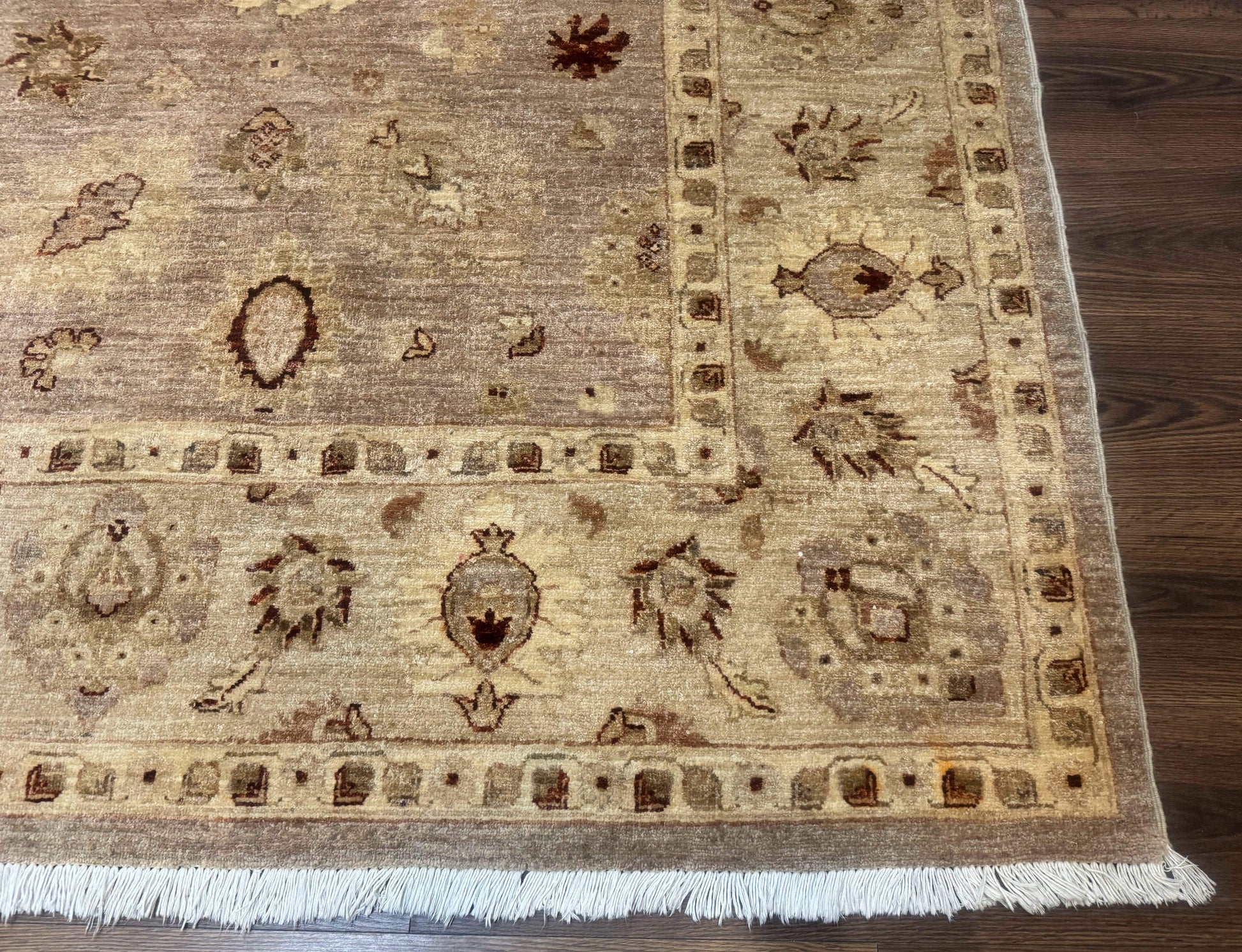 Pakistani Peshawar Rug 8x11, Indo Persian Mahal Carpet, Traditional Wool Oriental Rug - Nuvé