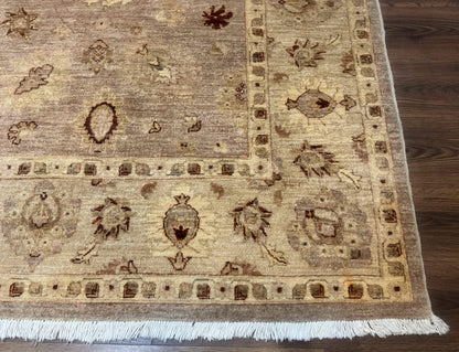 Pakistani Peshawar Rug 8x11, Indo Persian Mahal Carpet, Traditional Wool Oriental Rug - Nuvé
