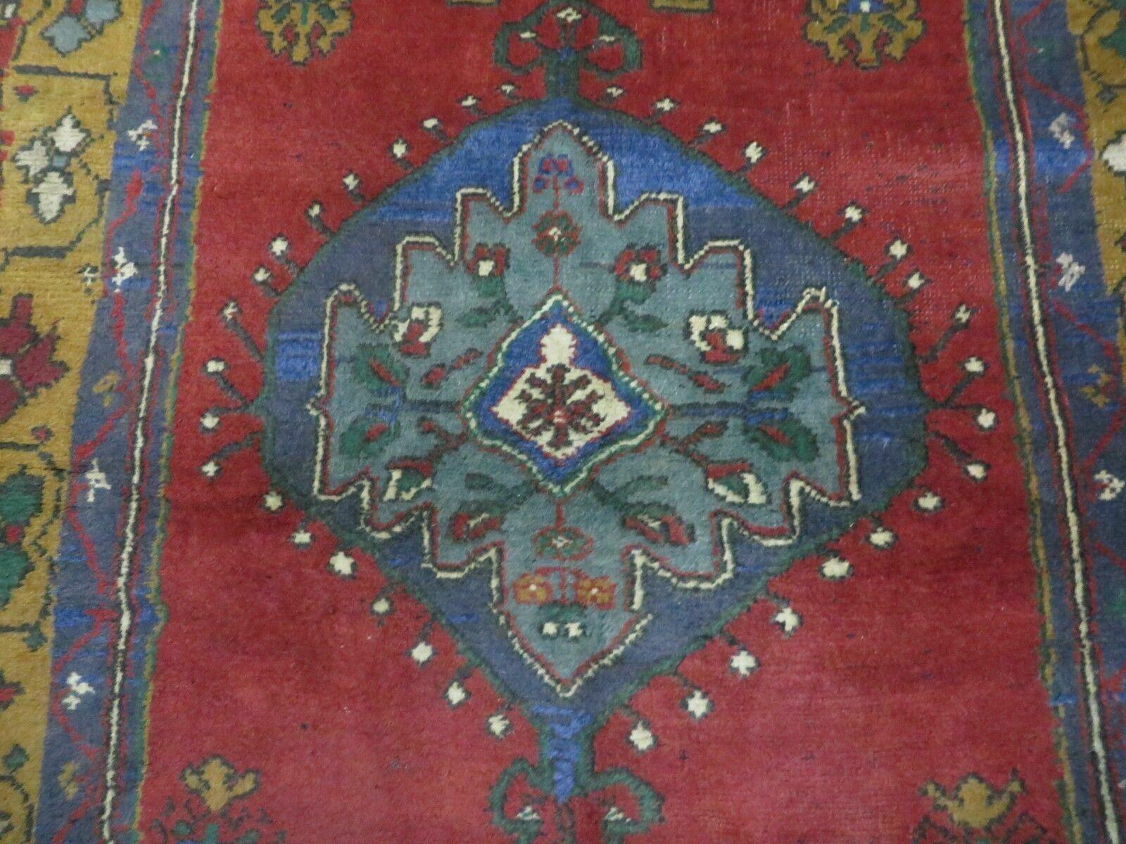 4' X 8' Vintage Handmade Turkish Kazak Pattern Wool Rug Carpet Nice # 105 - Nuvé
