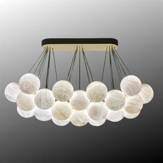Cantus Alabaster Chandelier - Nuvé