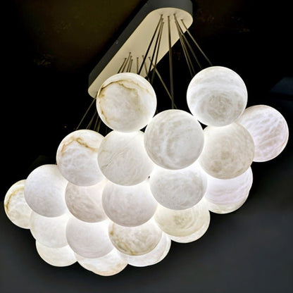 Cantus Alabaster Chandelier - Nuvé