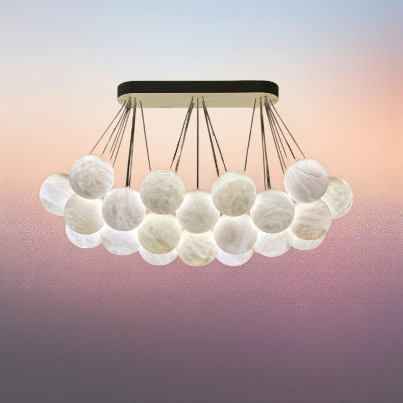 Cantus Alabaster Chandelier - Nuvé