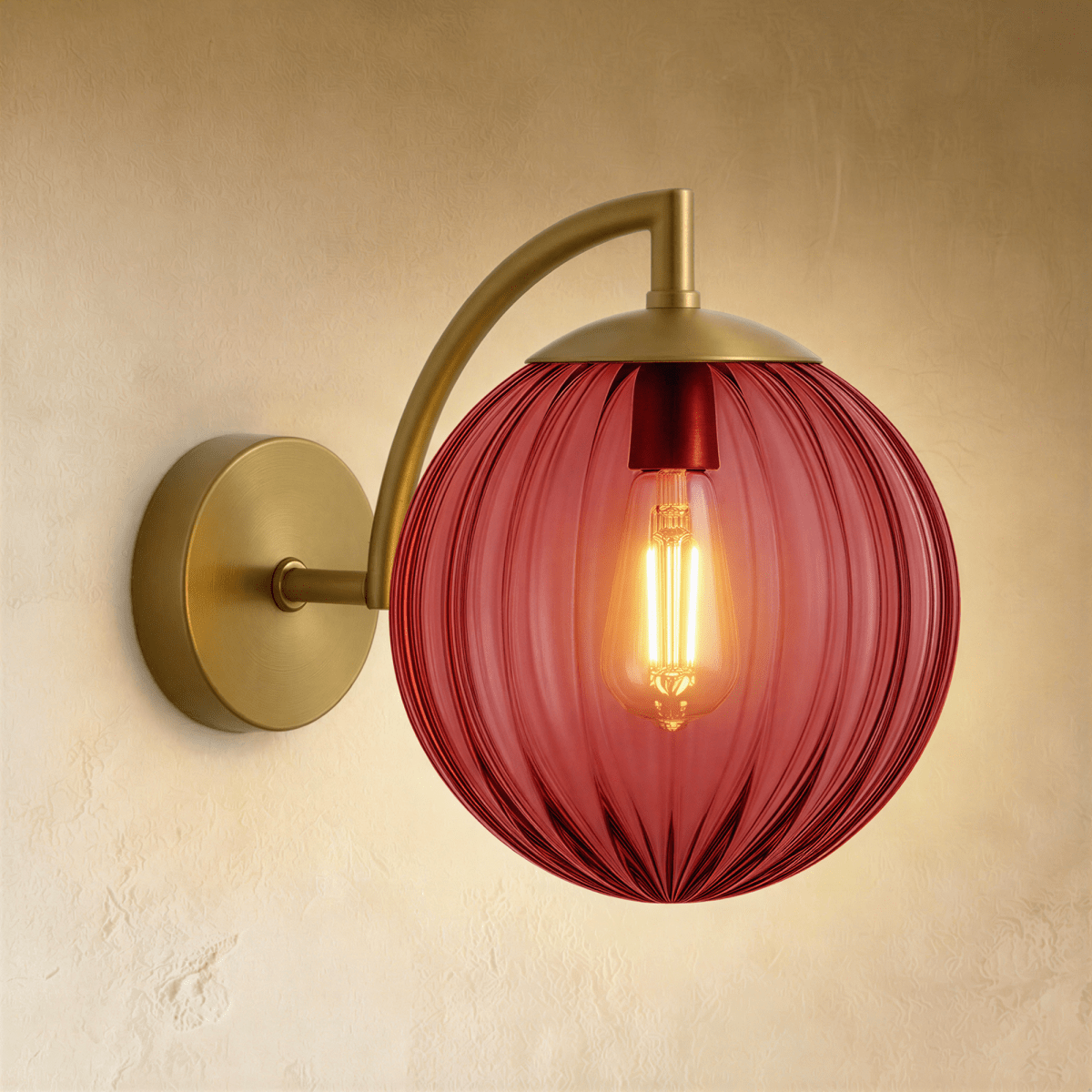 Carissa Wall Lamp by Residence Supply featuring a sleek modern design with a metal arm and fabric shade for stylish ambient lighting.