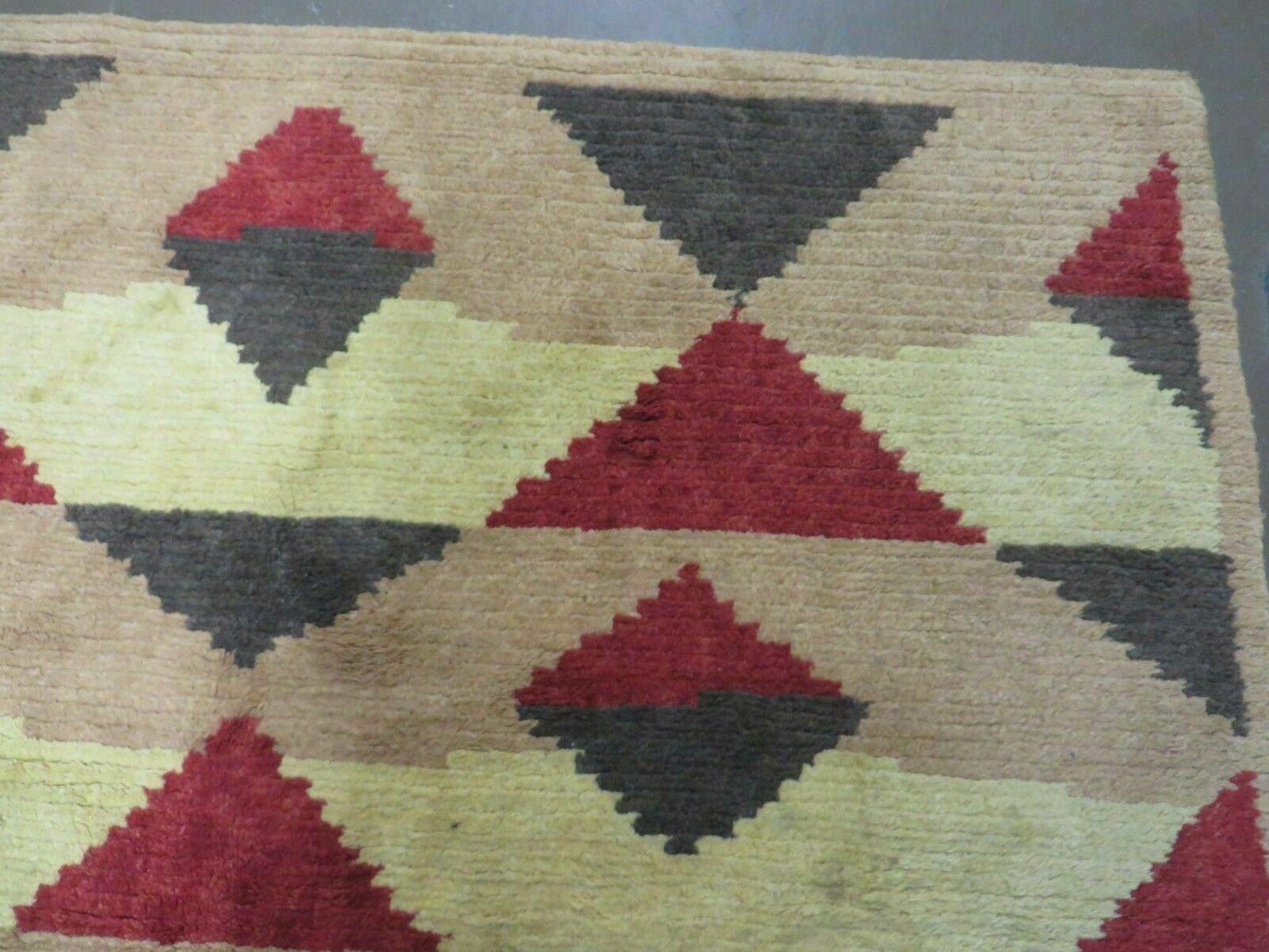 6' X 8' Handmade Tibetan Nepal Chinese Wool Rug Art Deco Contemporary Modern - Nuvé