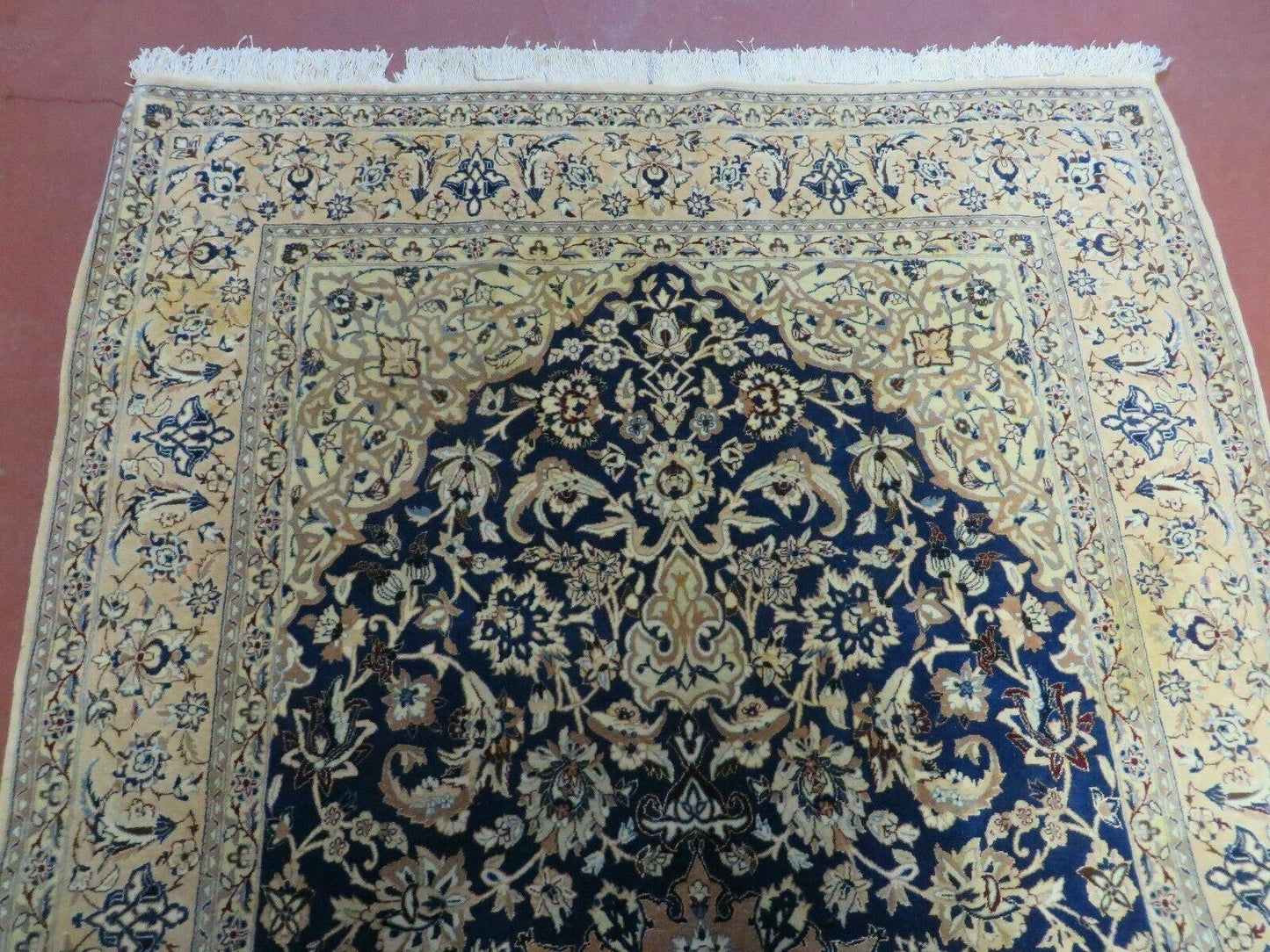 4' X 6' Handmade Ultra Fine India Floral Oriental Wool Silk Rug Hand Knotted - Nuvé