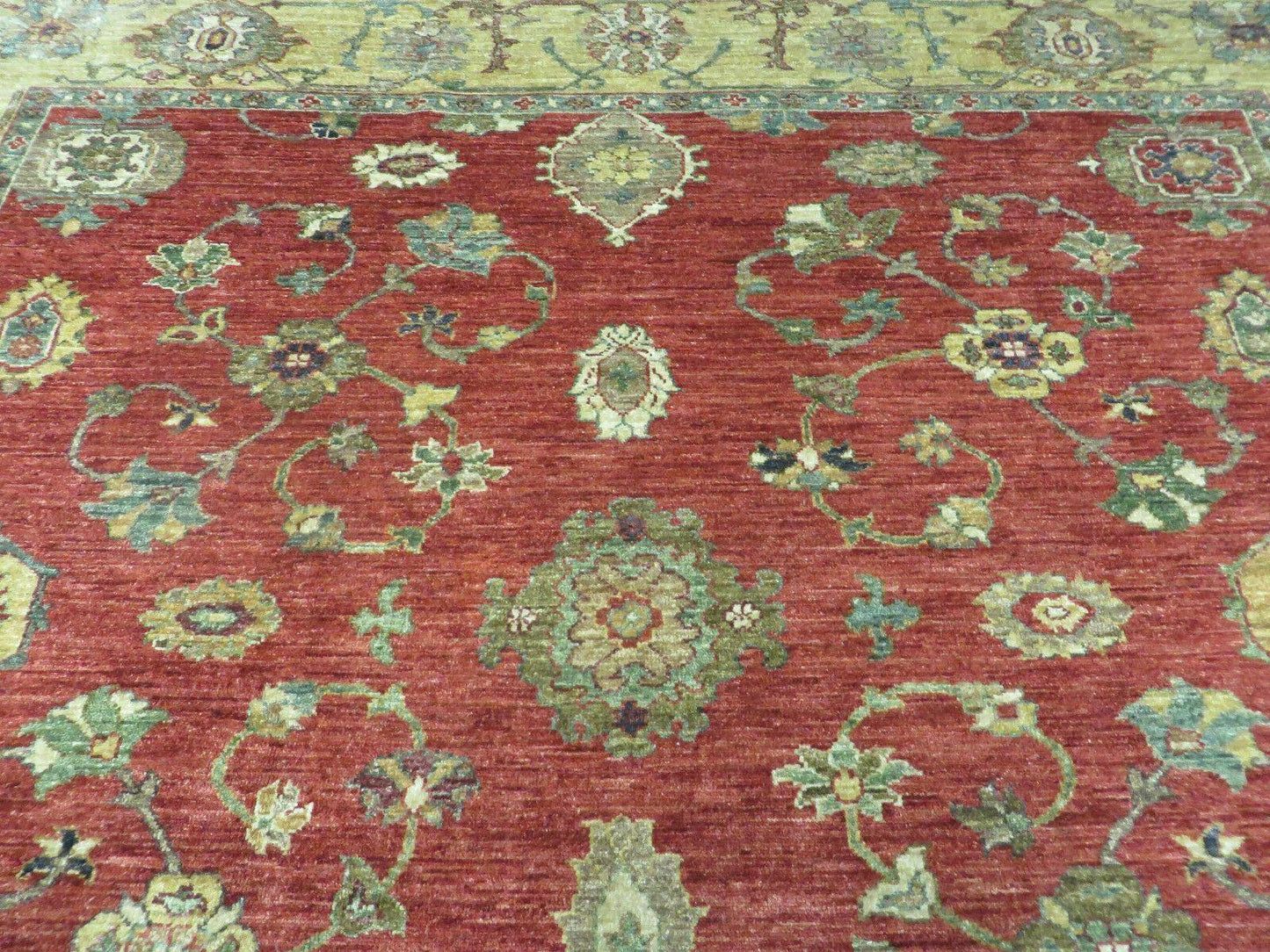 6.5' X 7' Vintage Handmade Egypt Agra Wool Rug Carpet Square Beauty - Nuvé