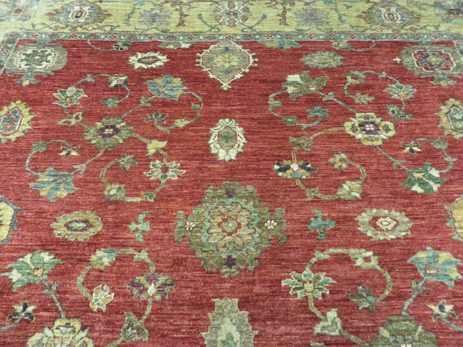 6.5' X 7' Vintage Handmade Egypt Agra Wool Rug Carpet Square Beauty - Nuvé