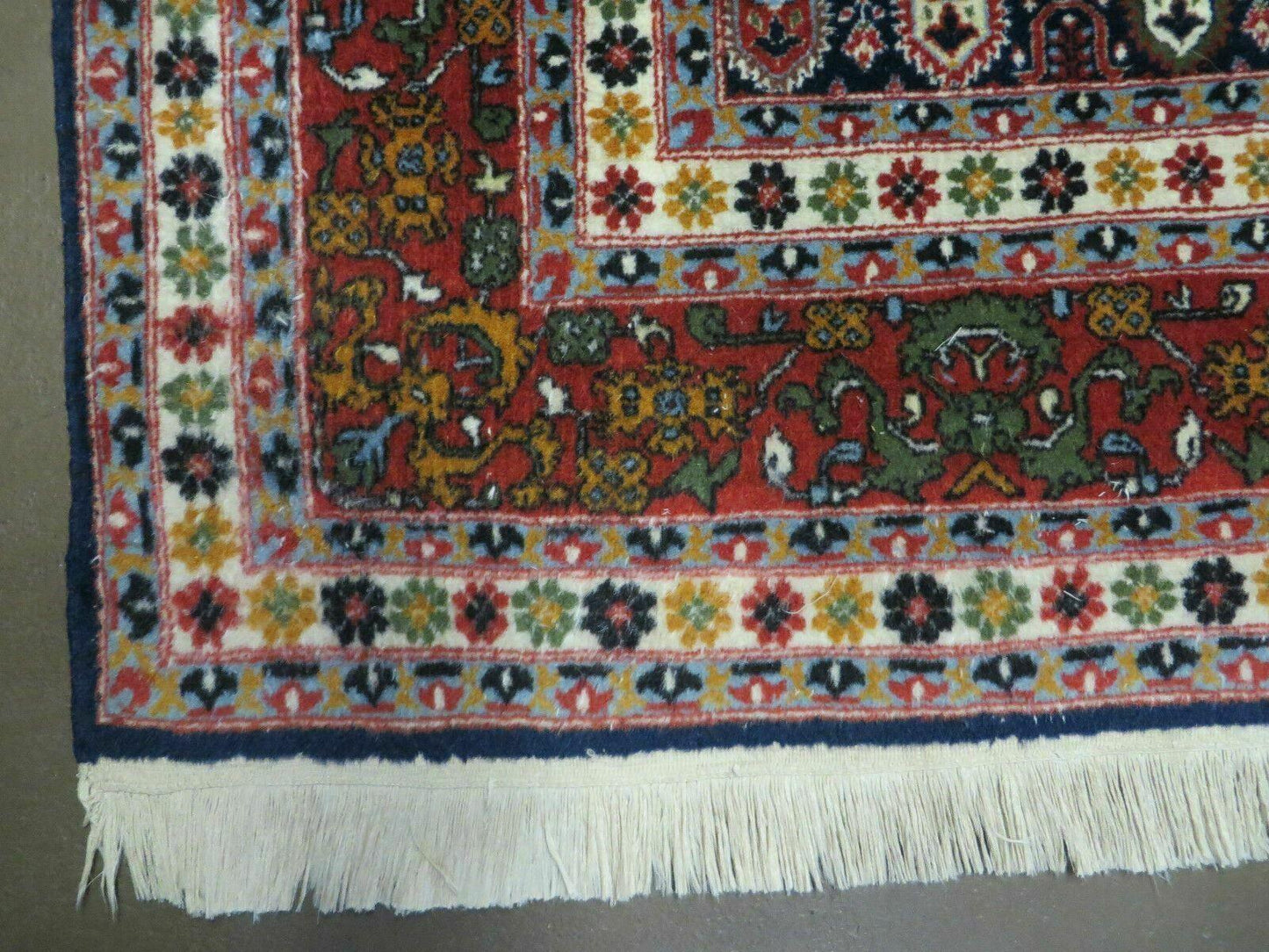 6' X 9' Vintage Fine Handmade India Paisley Rug Hand Knotted Carpet Organic Dye - Nuvé