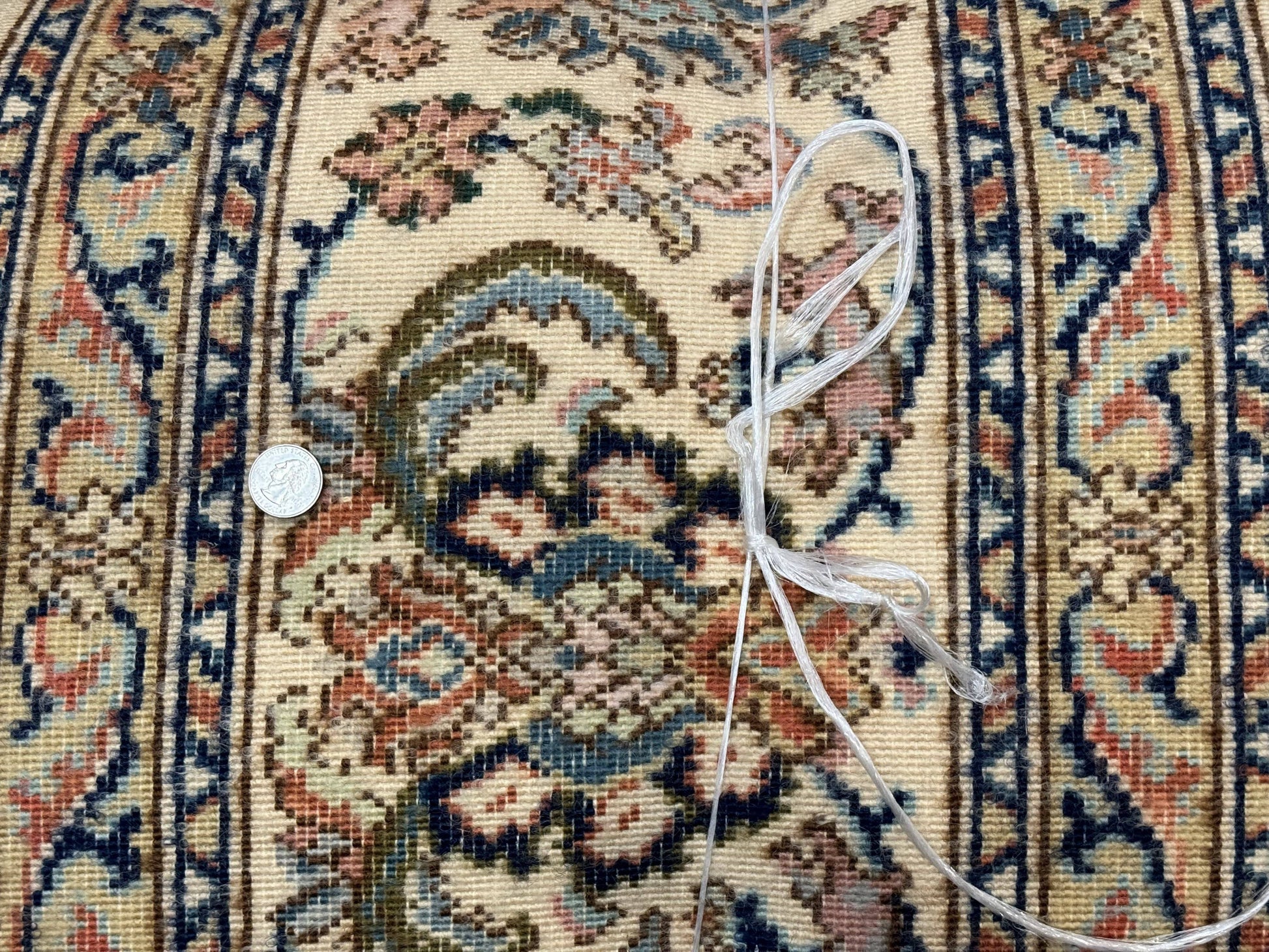 8.8 x 12 Karastan Tabriz Rug #738 Wool Vintage Discontinued Original 700 Series - Nuvé