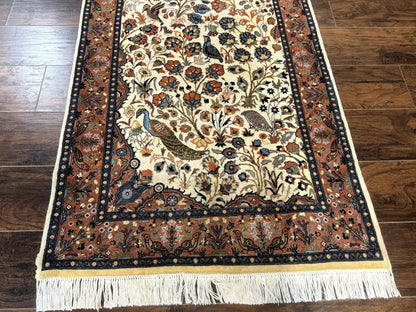 Small Pak Persian Rug 3x5, Peacock Birds Floral - Nuvé