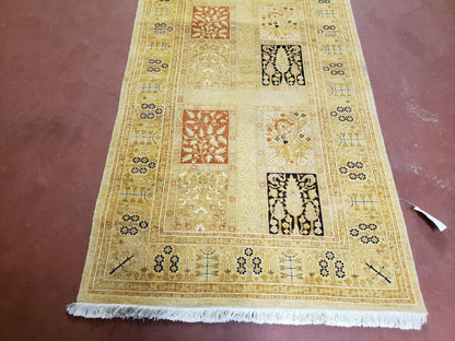 3' 2" x 12 ' 6" Pak Persian Safavieh Runner Haji Jalil Fine Runner Rug 3ft Runner 12ft Runner 13ft Runner Panel Design Runner Hand-Knotted - Nuvé