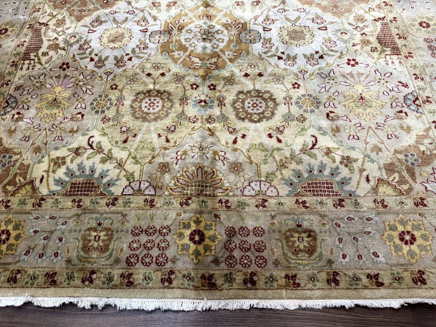 Indo Persian Rug 8x10, Indian Rug, Soft Wool Rug, Oushak Style Rug, Handmade Rug - Nuvé
