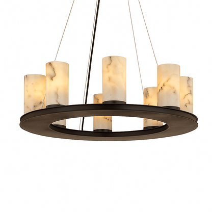 Centrum Round Alabaster Chandelier - Nuvé
