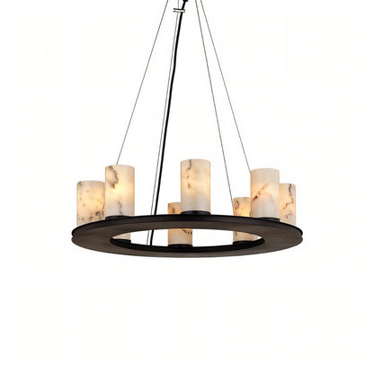 Centrum Round Alabaster Chandelier - Nuvé