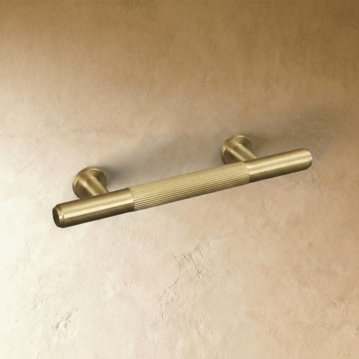 Residence Supply Cepo knob and pull bar, modern cabinet hardware for kitchen or furniture cabinets, black finish with sleek design.