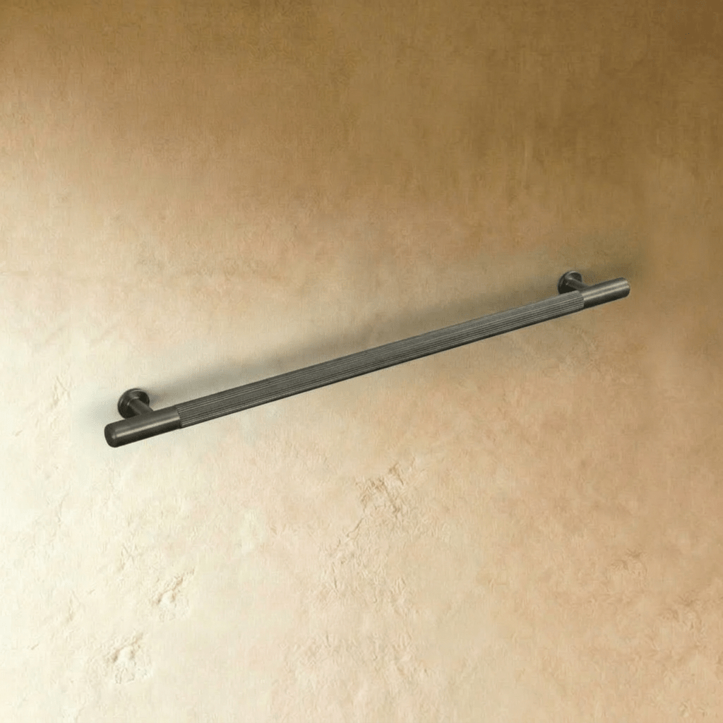 Residence Supply Cepo knob and pull bar, modern cabinet hardware for kitchen or furniture drawers and doors.