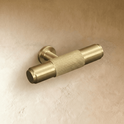 Residence Supply Cepo Knob and Pull Bar for cabinets, featuring sleek metal hardware for kitchen or furniture drawers.