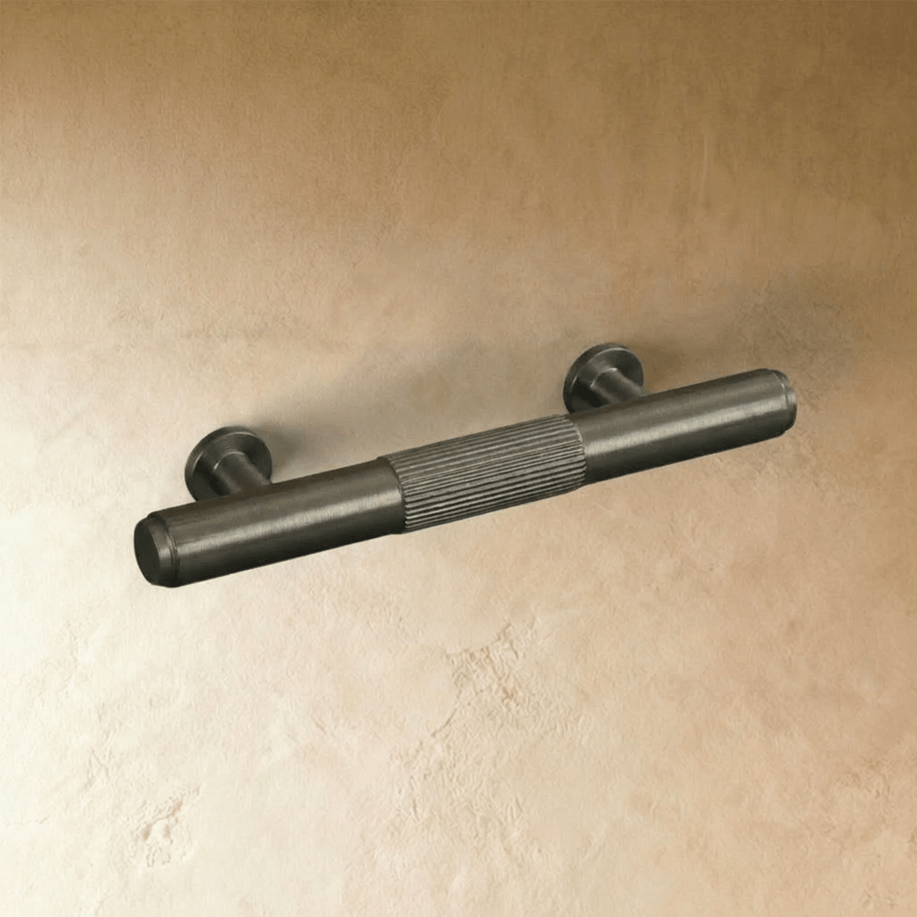 Residence Supply Cepo knob and pull bar set for cabinet hardware, featuring modern metal design for kitchen or furniture.